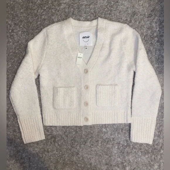 Ladies Cardigan Aerie Boucle Cardigan Women's Aerie Teddy Boucle